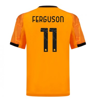 AS Roma Evan Ferguson #11 Udebanetrøje 2025-26 Kortærmet